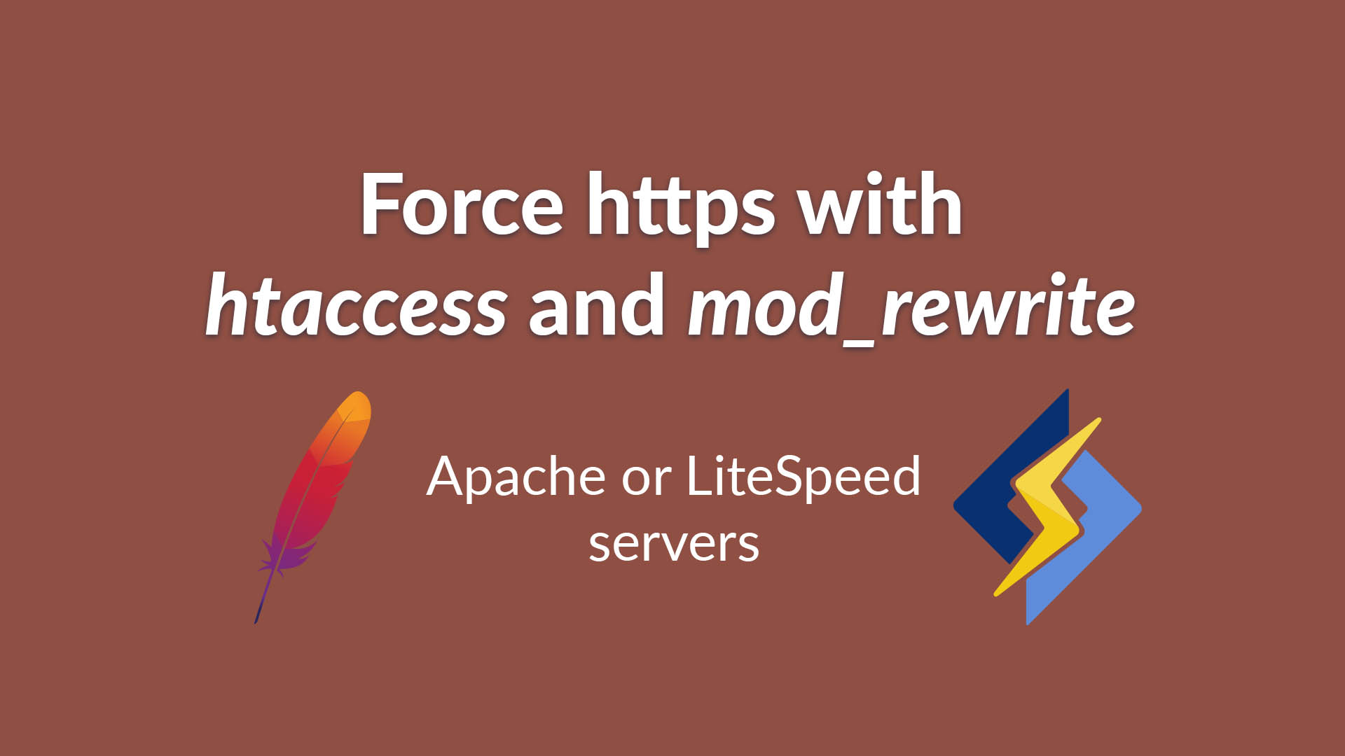 Redirect http to https: force https with htaccess