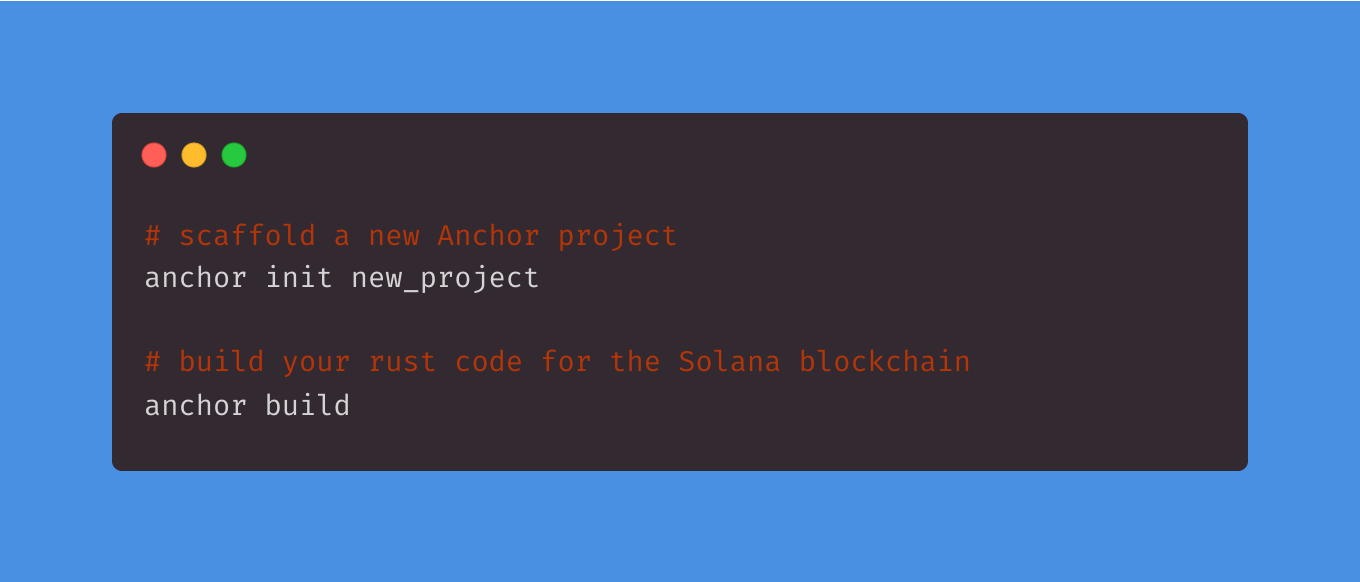 Get started with Anchor development for Solana